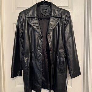 Victory Women's Black Leather Jacket 🖤